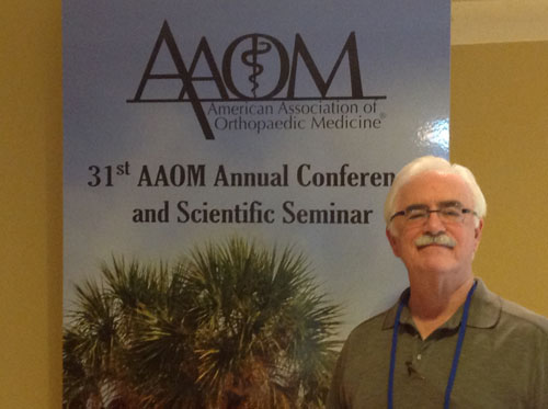 Dr. Fred Arnold at American Association Orthopedic Medicine Conference