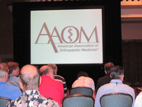Dr. Fred Arnold at AAOM Conference