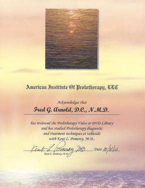 Dr. Pomeroy Certification