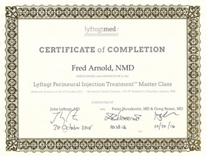 Periural Injections Certificate